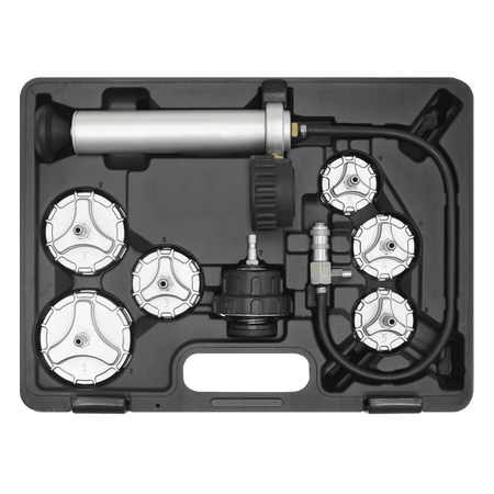 Sealey Cooling System Pressure Test Kit 7pc - HGV Model No-CV0011