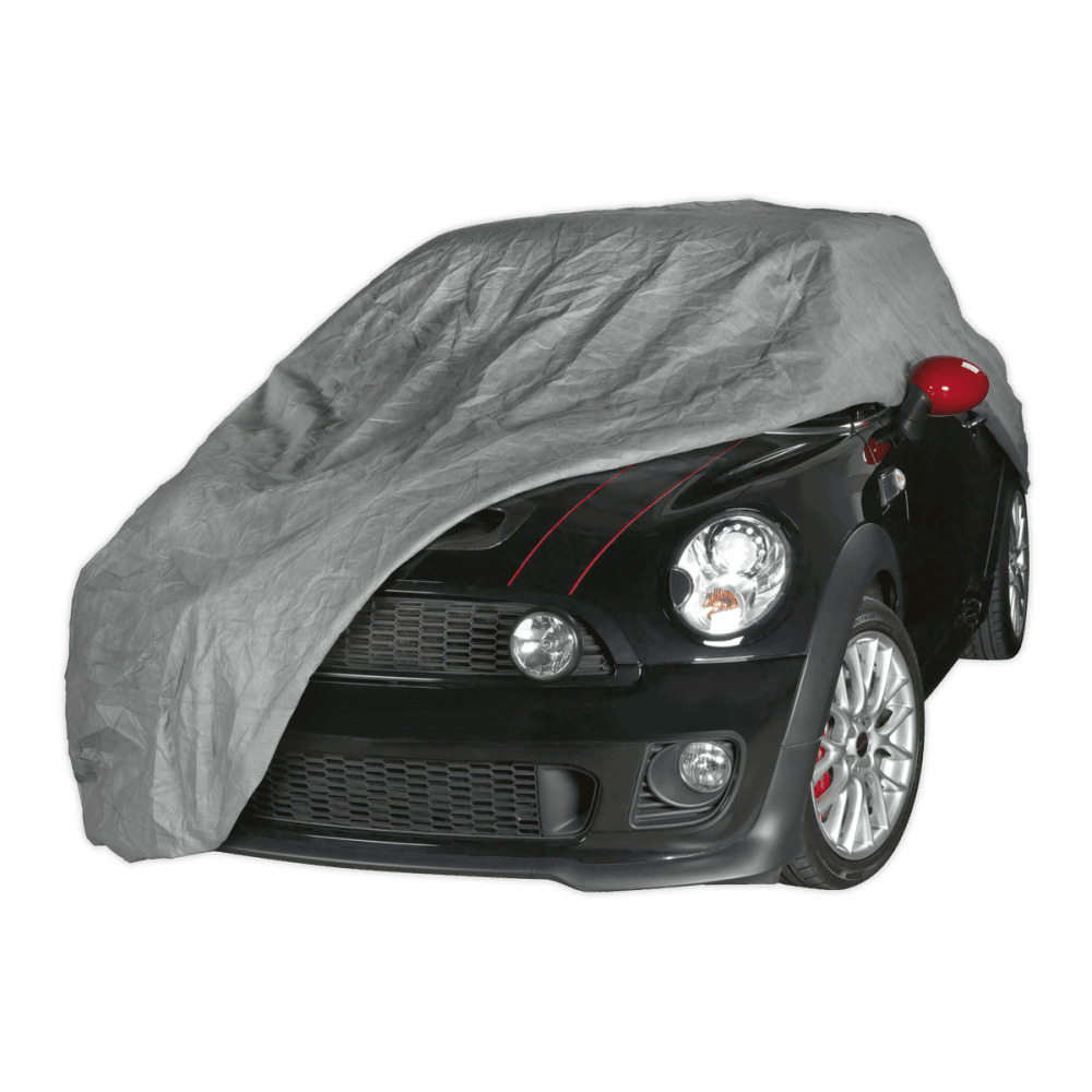 Sealey All Seasons Car Cover 3-Layer - Small Model No-SCCS