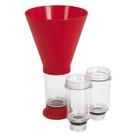 Sealey Engine Oil Funnel 4pc - BMW, Fiat, Ford, Mazda, Mercedes, Toyota/Lexus, VAG Model No-VS7101