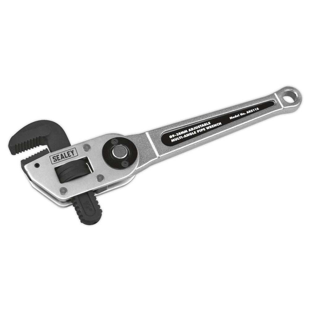 Sealey Adjustable Multi-Angle Pipe Wrench 9-38mm Model No-AK5115