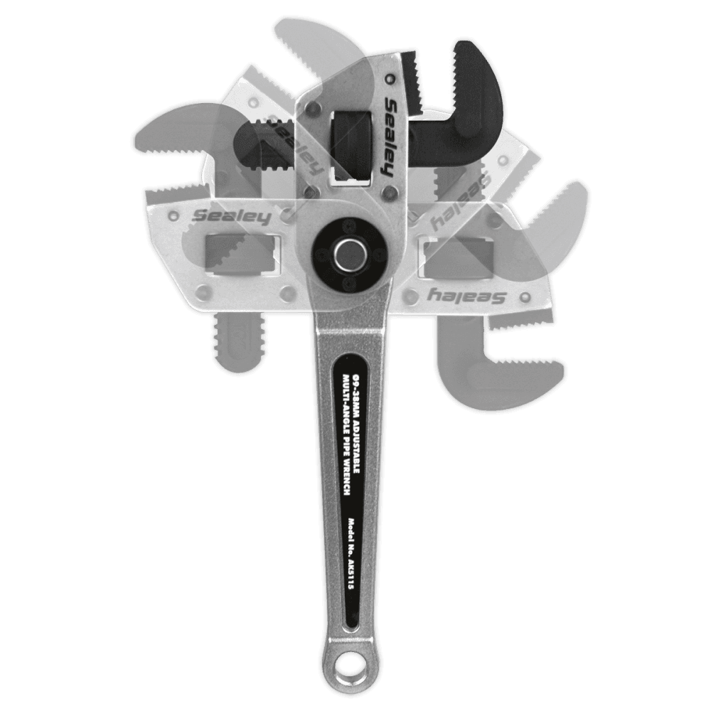 Sealey Adjustable Multi-Angle Pipe Wrench 9-38mm Model No-AK5115