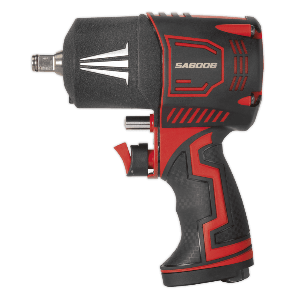 Sealey Composite Air Impact Wrench 1/2"Sq Drive Twin Hammer Model No-SA6006