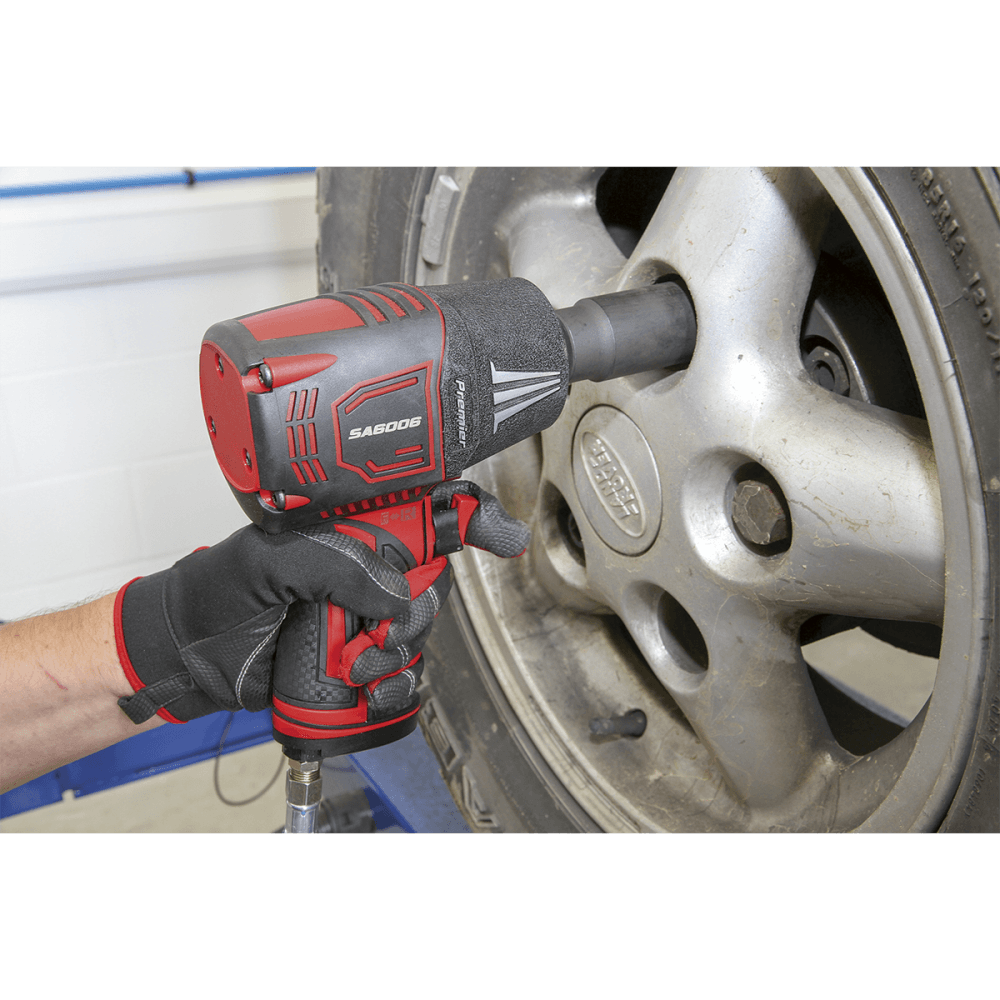 Sealey Composite Air Impact Wrench 1/2"Sq Drive Twin Hammer Model No-SA6006