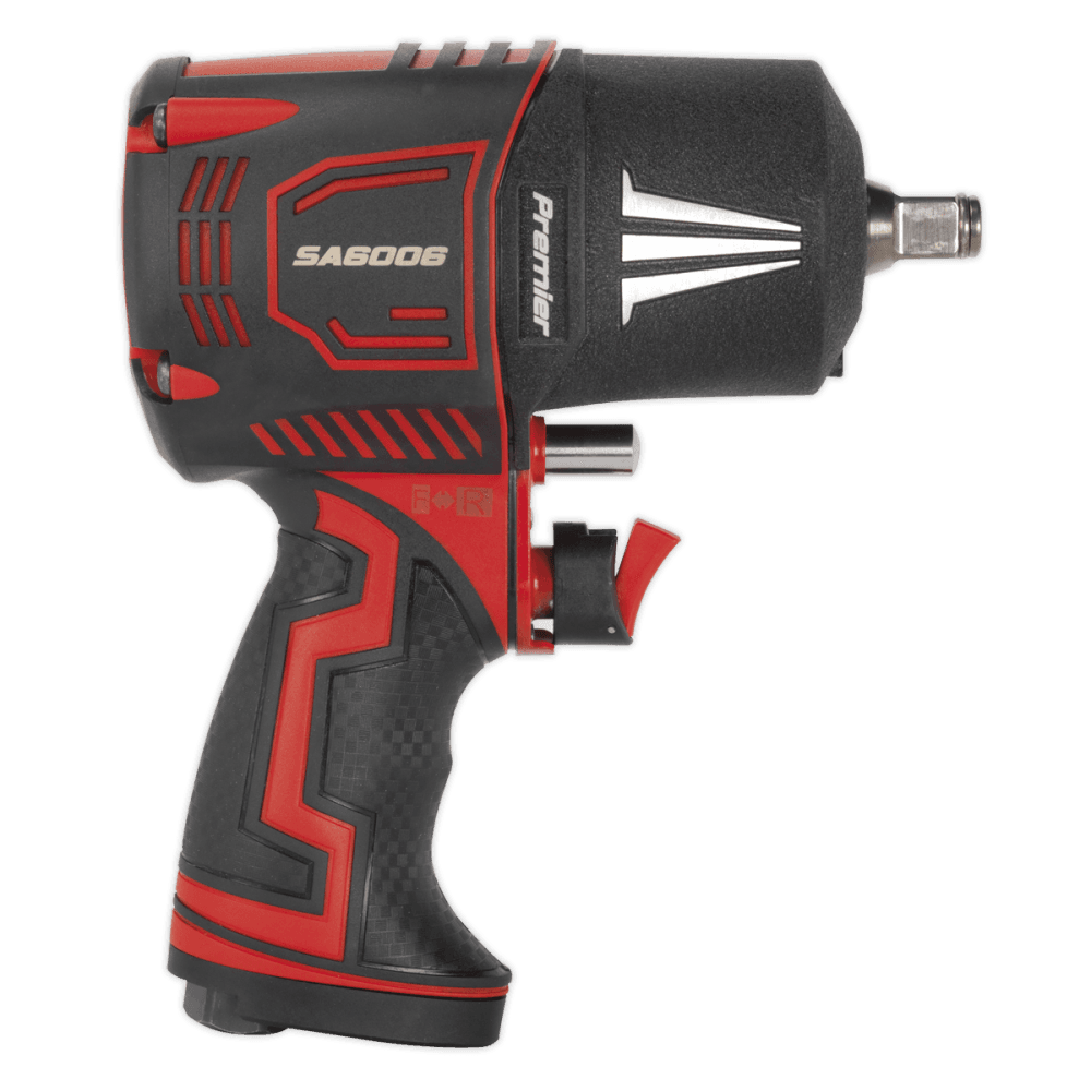 Sealey Composite Air Impact Wrench 1/2"Sq Drive Twin Hammer Model No-SA6006