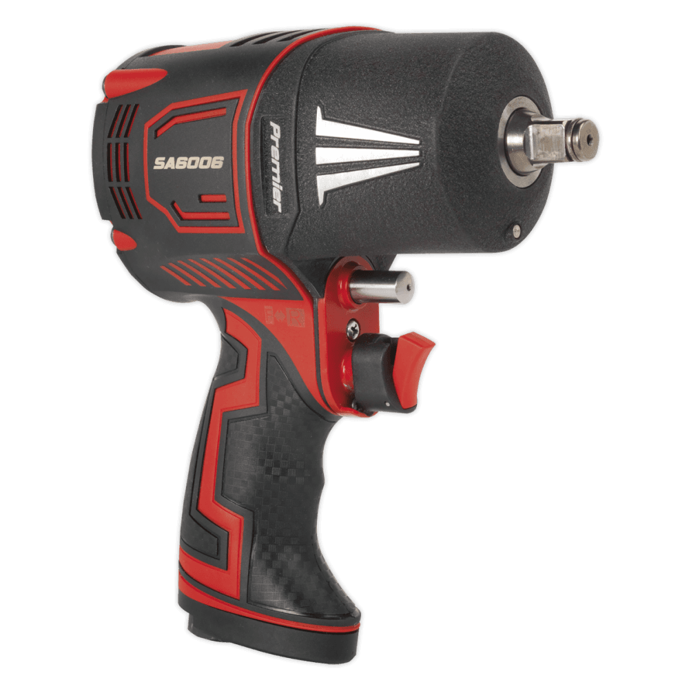 Sealey Composite Air Impact Wrench 1/2"Sq Drive Twin Hammer Model No-SA6006