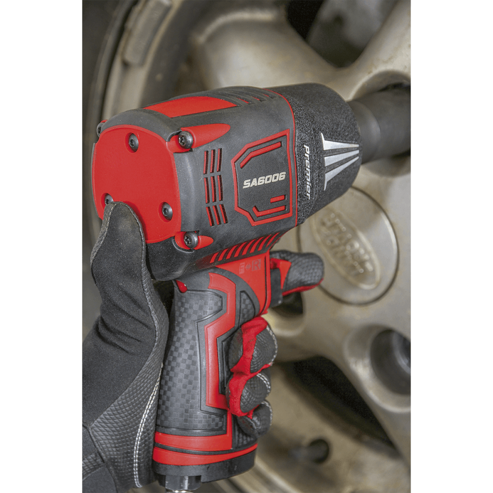 Sealey Composite Air Impact Wrench 1/2"Sq Drive Twin Hammer Model No-SA6006