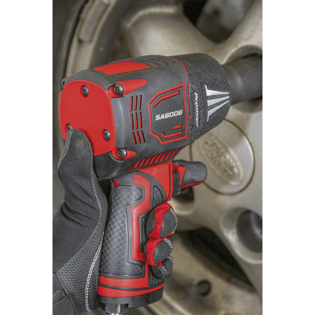 Sealey Composite Air Impact Wrench 1/2"Sq Drive Twin Hammer Model No-SA6006