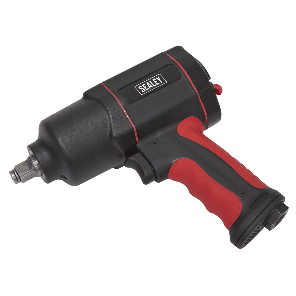 Sealey Composite Air Impact Wrench 1/2"Sq Drive Twin Hammer Model No-GSA6006