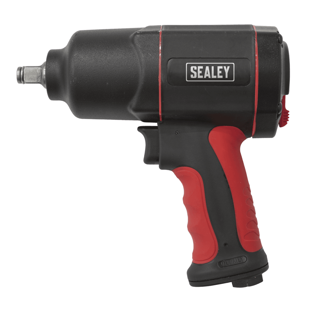Sealey Composite Air Impact Wrench 1/2"Sq Drive Twin Hammer Model No-GSA6006