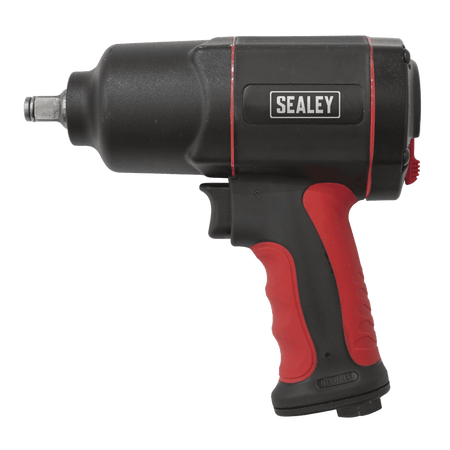 Sealey Composite Air Impact Wrench 1/2"Sq Drive Twin Hammer Model No-GSA6006