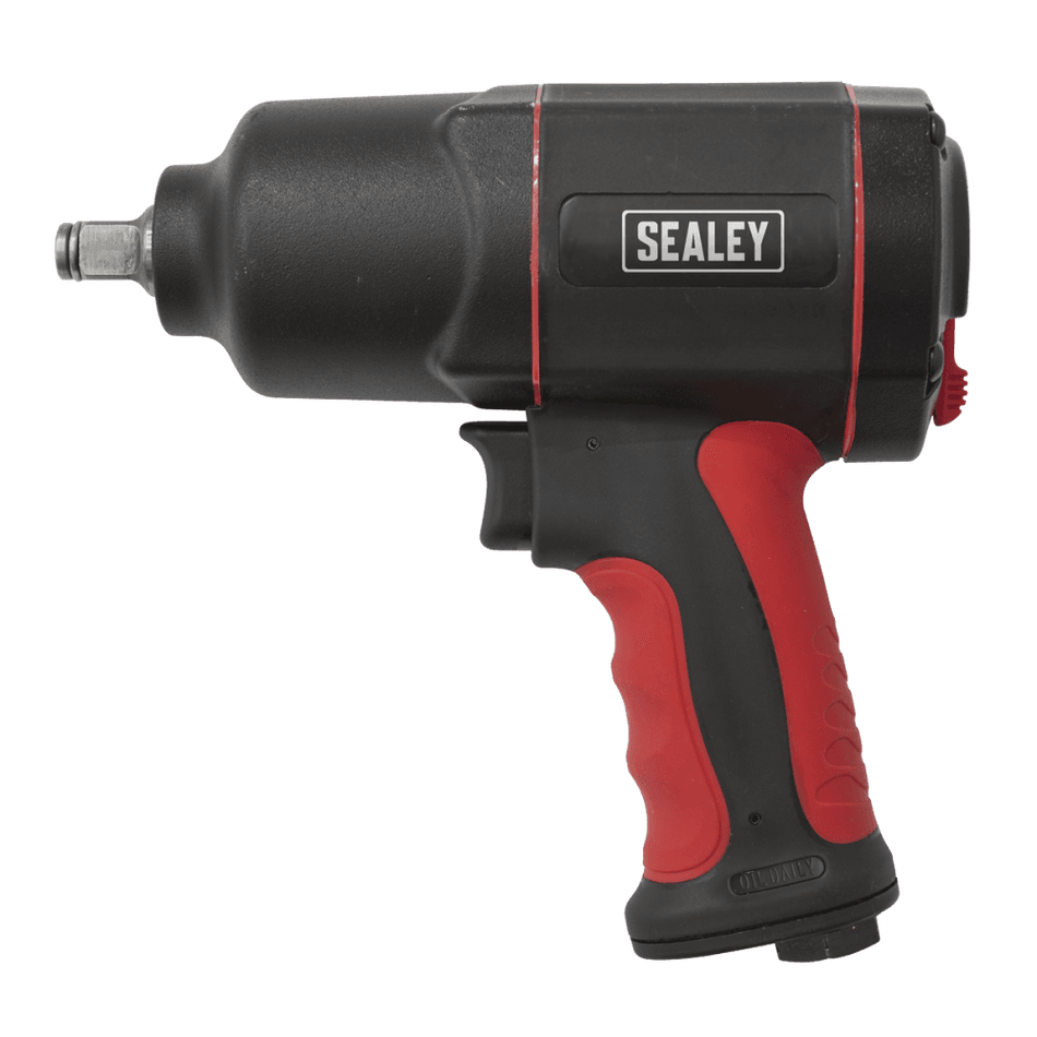 Sealey Composite Air Impact Wrench 1/2"Sq Drive Twin Hammer Model No-GSA6006