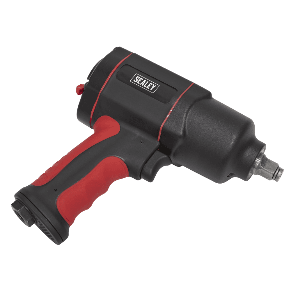 Sealey Composite Air Impact Wrench 1/2"Sq Drive Twin Hammer Model No-GSA6006