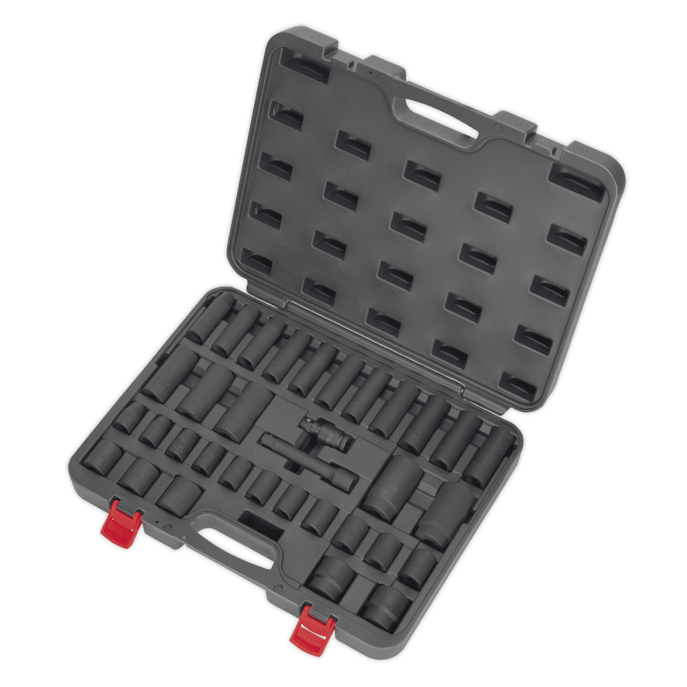 Sealey Impact Socket Set 34pc 1/2"Sq Drive Metric Model No-AK5634M