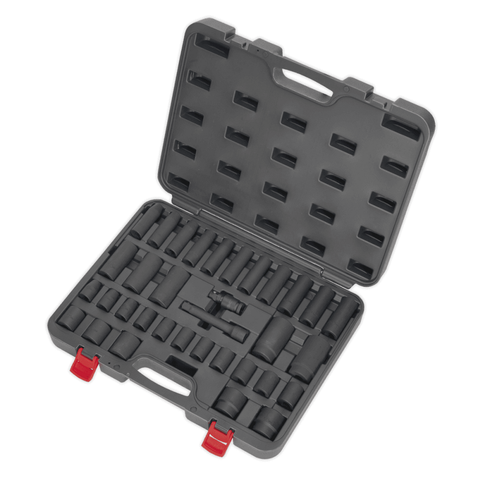 Sealey Impact Socket Set 34pc 1/2"Sq Drive Metric Model No-AK5634M