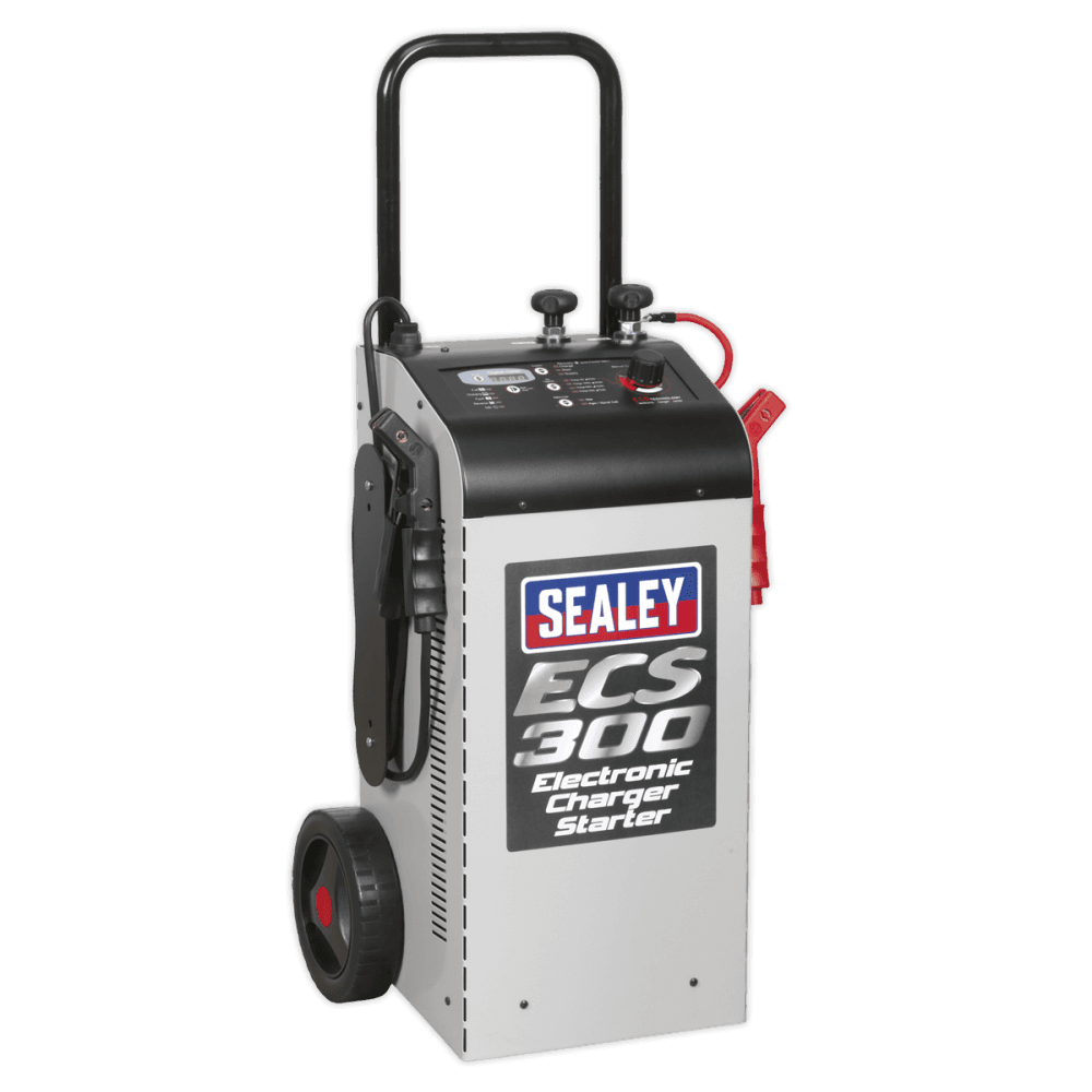 Sealey Electronic Charger Starter 45/300A 12/24V Model No-ECS300