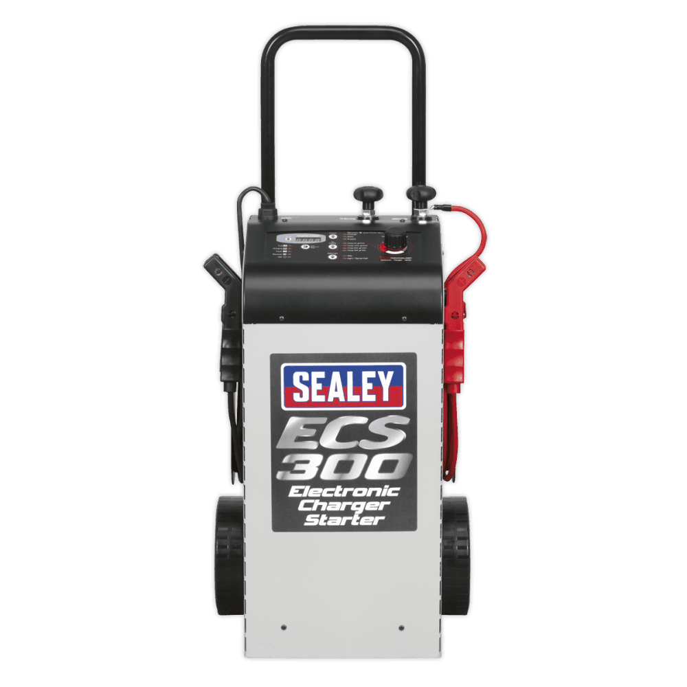 Sealey Electronic Charger Starter 45/300A 12/24V Model No-ECS300