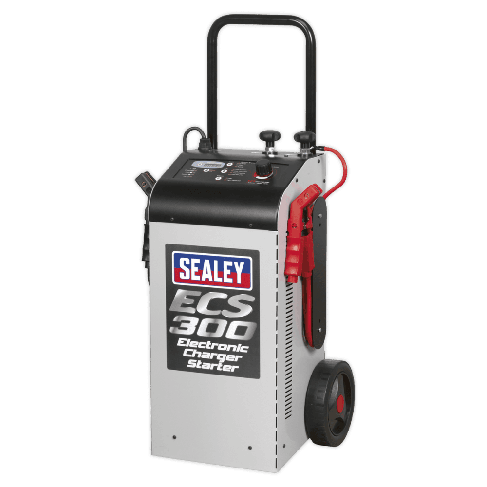Sealey Electronic Charger Starter 45/300A 12/24V Model No-ECS300