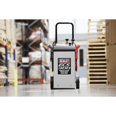 Sealey Electronic Charger Starter 45/300A 12/24V Model No-ECS300