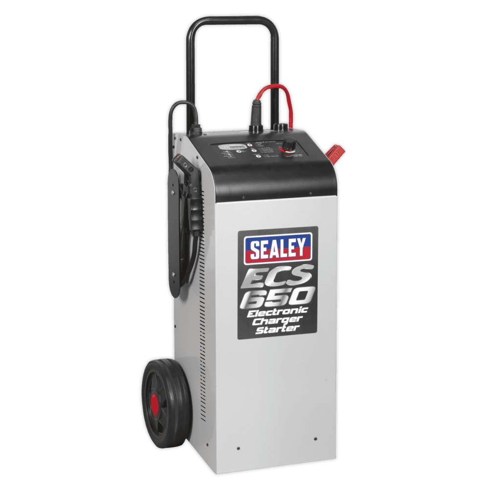 Sealey Electronic Charger Starter 100/650A 12/24V Model No-ECS650