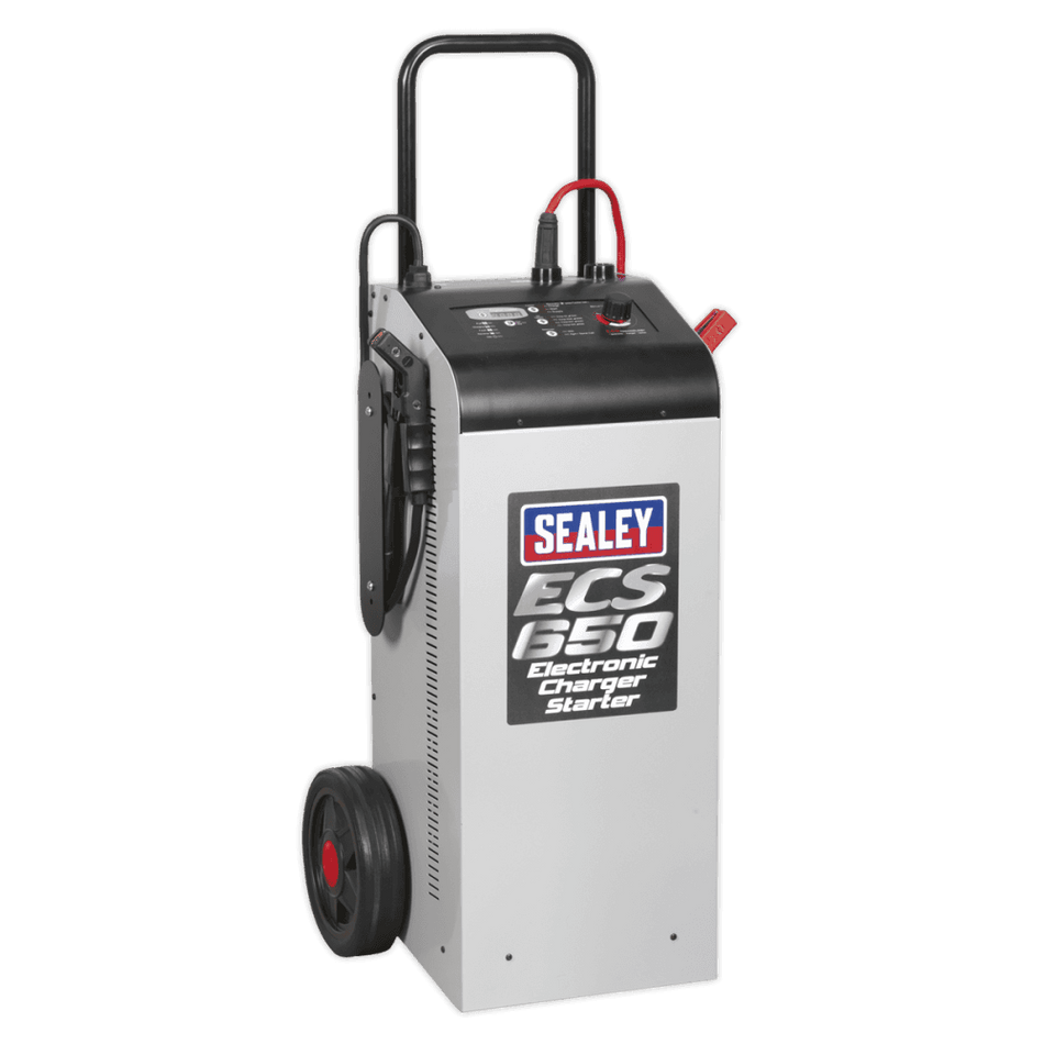 Sealey Electronic Charger Starter 100/650A 12/24V Model No-ECS650