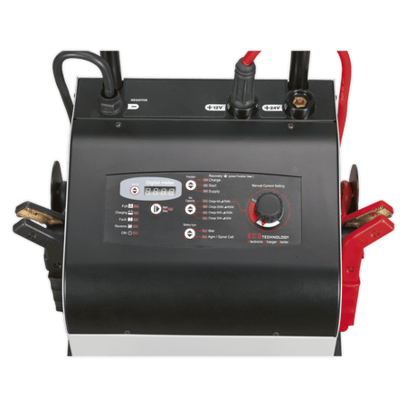 Sealey Electronic Charger Starter 100/650A 12/24V Model No-ECS650