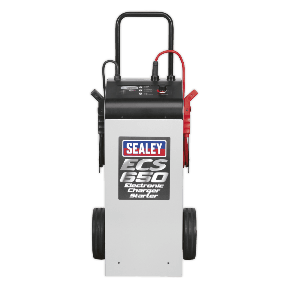 Sealey Electronic Charger Starter 100/650A 12/24V Model No-ECS650