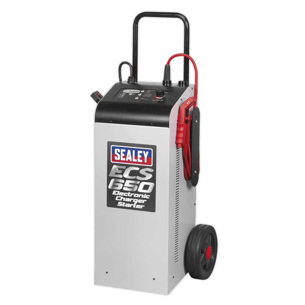Sealey Electronic Charger Starter 100/650A 12/24V Model No-ECS650