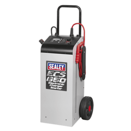 Sealey Electronic Charger Starter 100/650A 12/24V Model No-ECS650