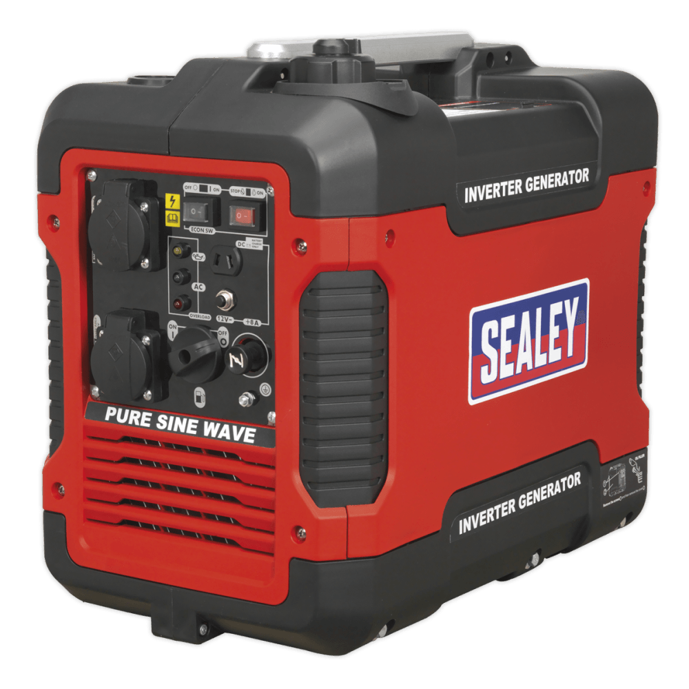 Sealey Generator Inverter 2000W 230V 4-Stroke Engine Model No-G2000I
