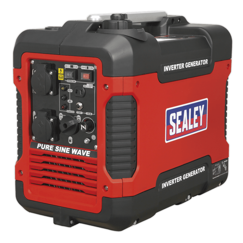Sealey Generator Inverter 2000W 230V 4-Stroke Engine Model No-G2000I