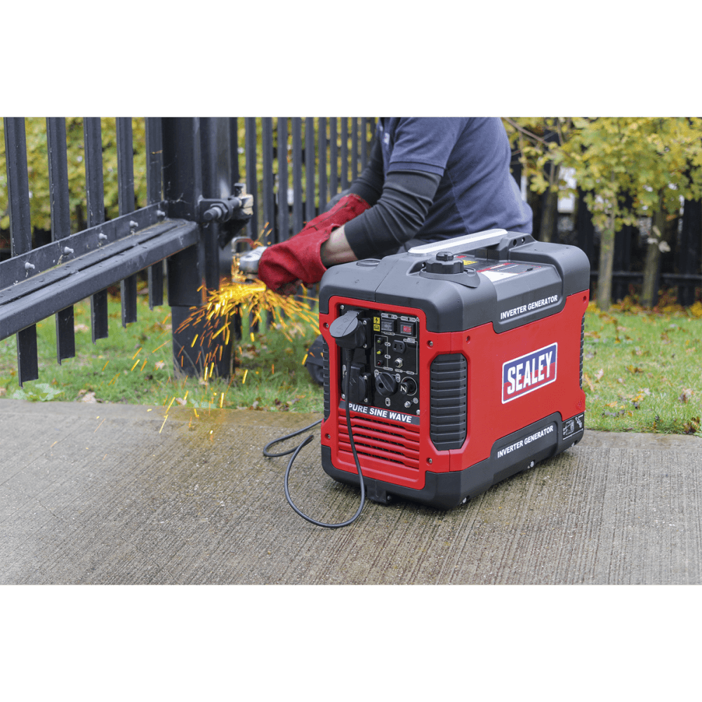 Sealey Generator Inverter 2000W 230V 4-Stroke Engine Model No-G2000I
