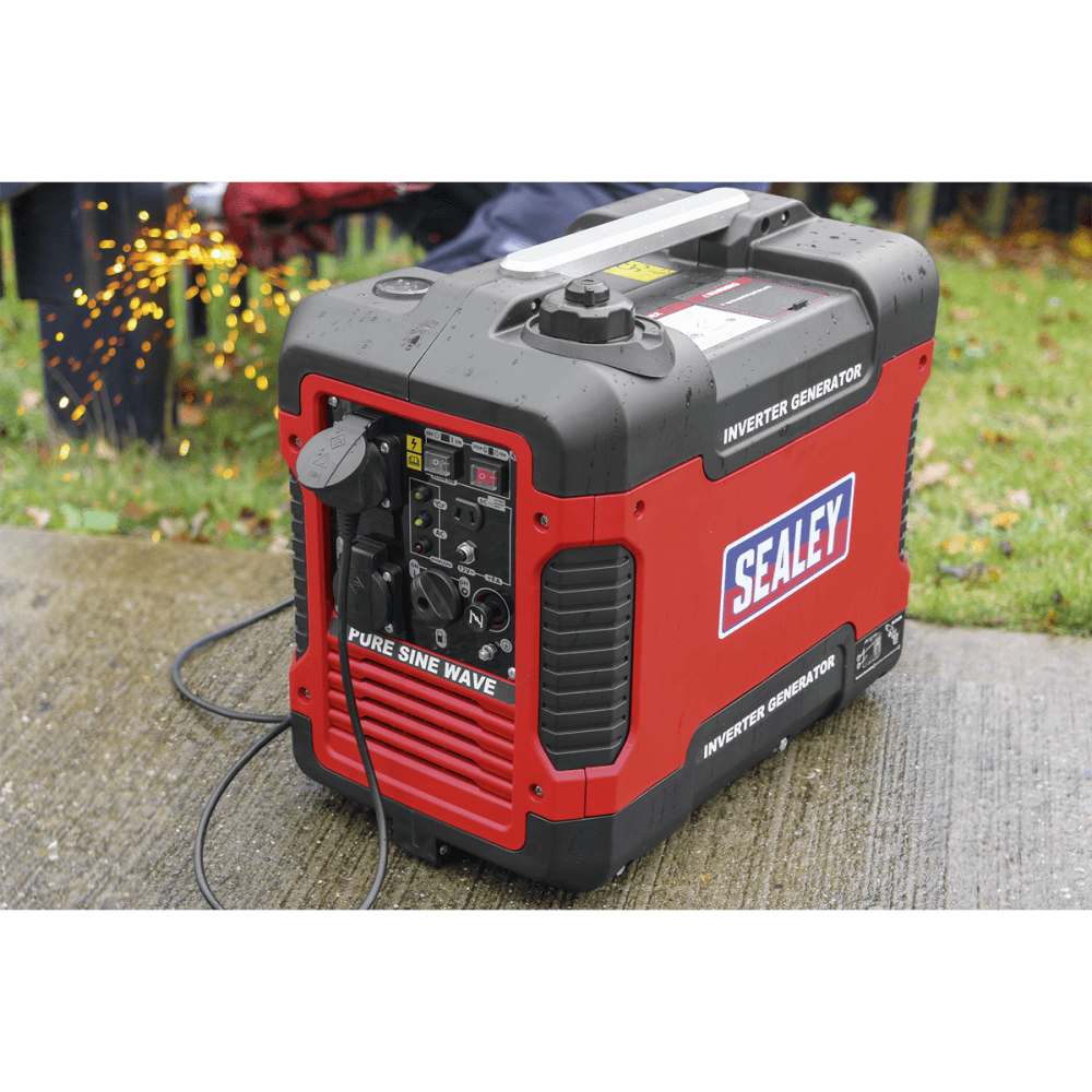 Sealey Generator Inverter 2000W 230V 4-Stroke Engine Model No-G2000I