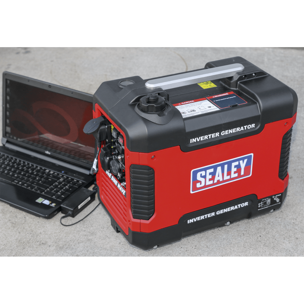 Sealey Generator Inverter 2000W 230V 4-Stroke Engine Model No-G2000I