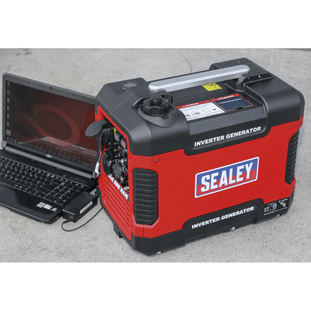 Sealey Generator Inverter 2000W 230V 4-Stroke Engine Model No-G2000I