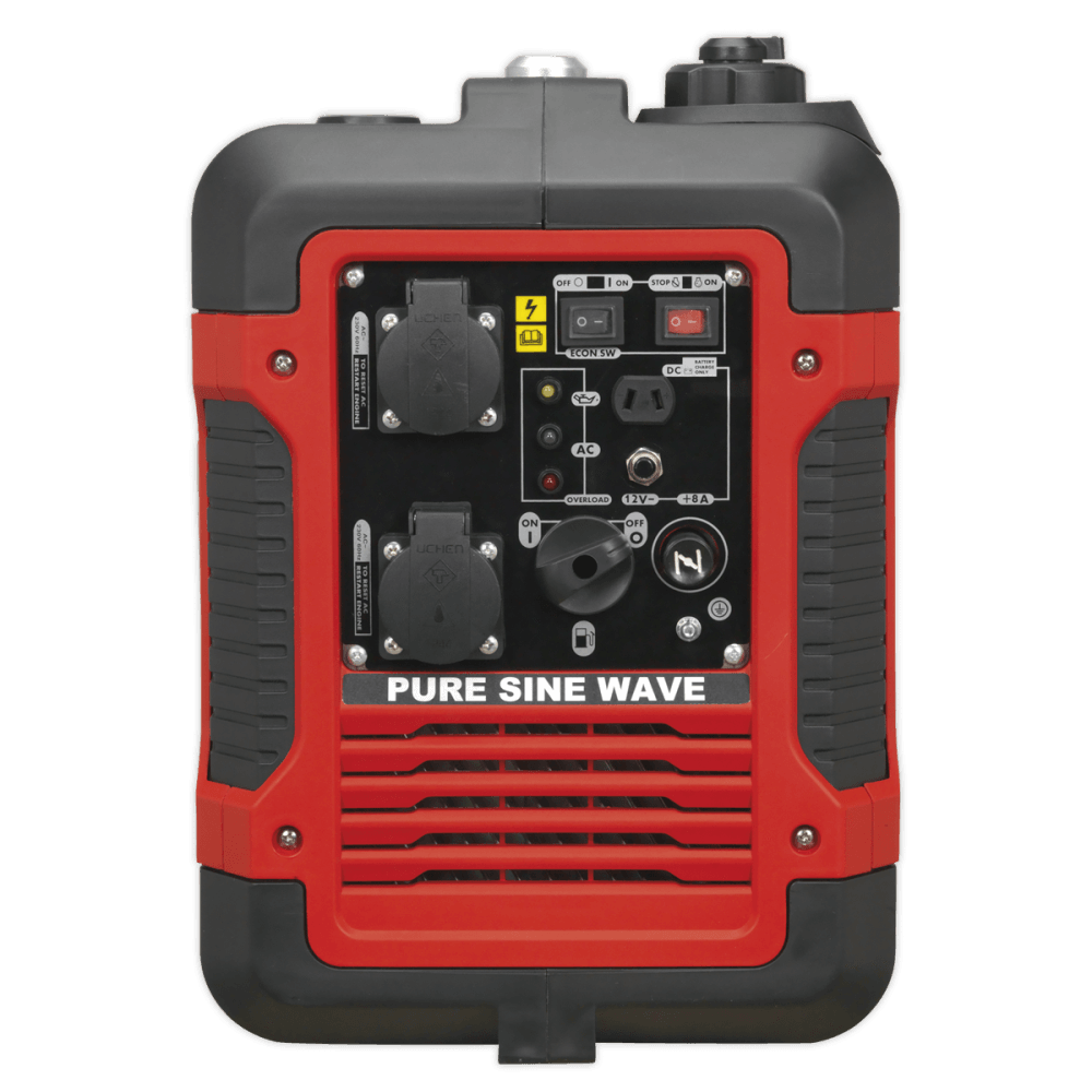 Sealey Generator Inverter 2000W 230V 4-Stroke Engine Model No-G2000I