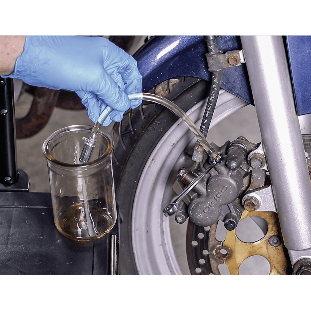Sealey Motorcycle Brake Bleeder - Weighted Model No-MS098