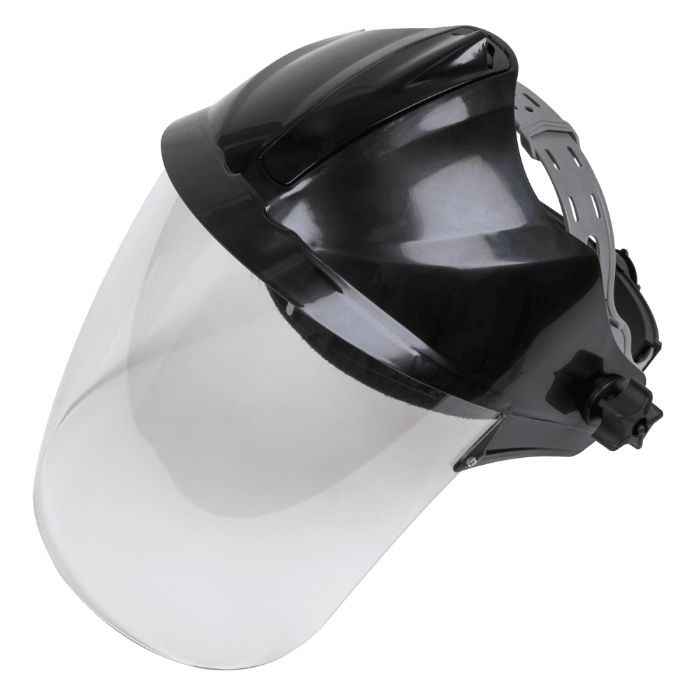 Sealey Deluxe Brow Guard with Aspherical Polycarbonate Full Face Shield Model No-SSP78