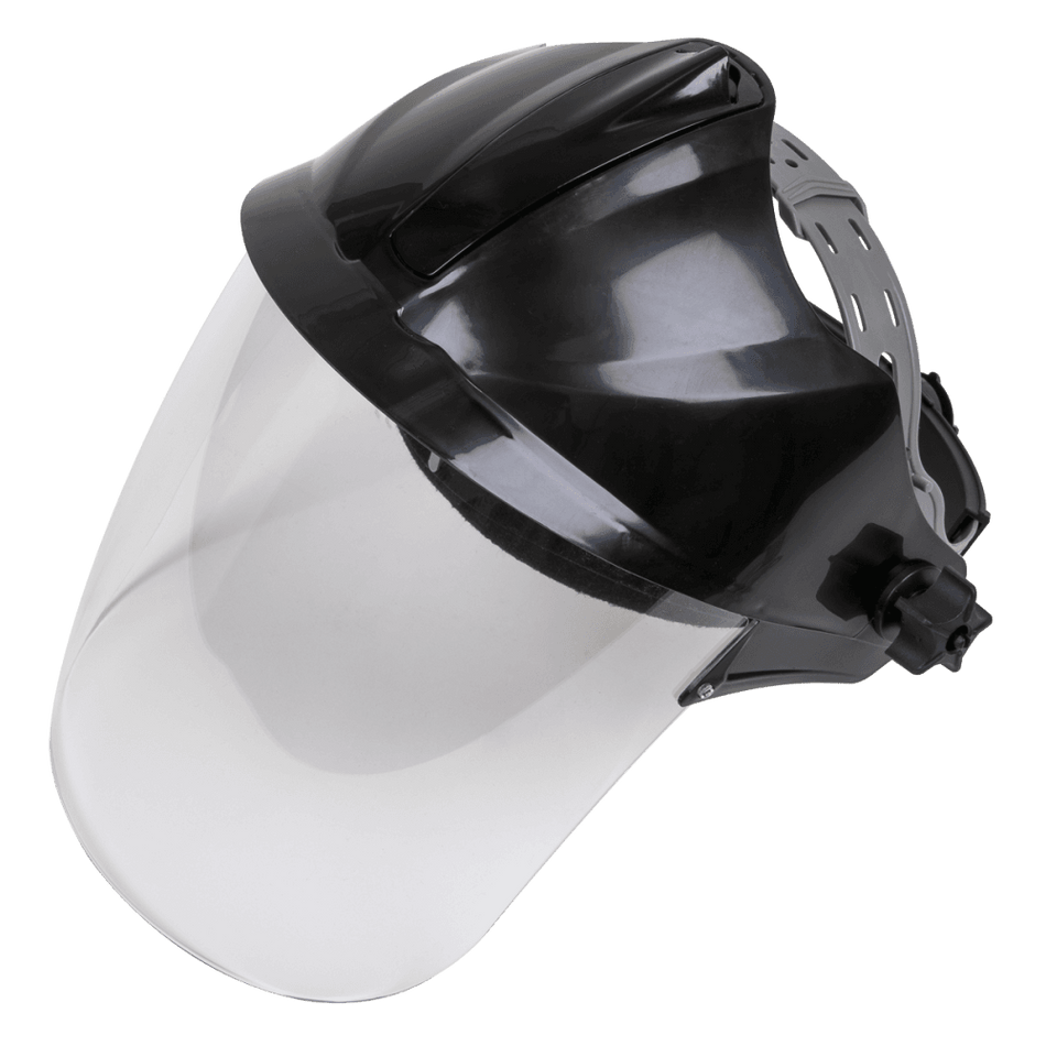 Sealey Deluxe Brow Guard with Aspherical Polycarbonate Full Face Shield Model No-SSP78