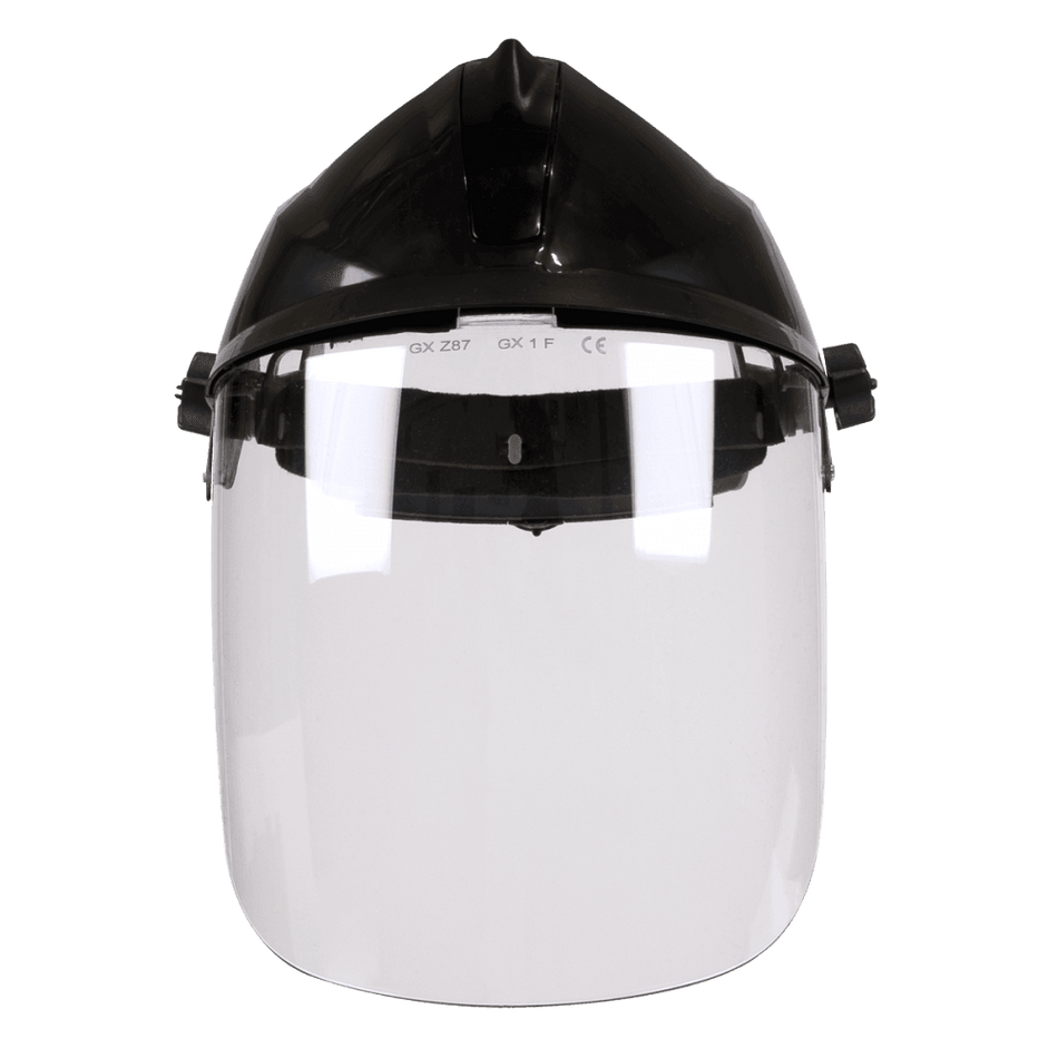 Sealey Deluxe Brow Guard with Aspherical Polycarbonate Full Face Shield Model No-SSP78