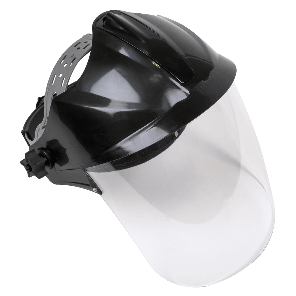 Sealey Deluxe Brow Guard with Aspherical Polycarbonate Full Face Shield Model No-SSP78