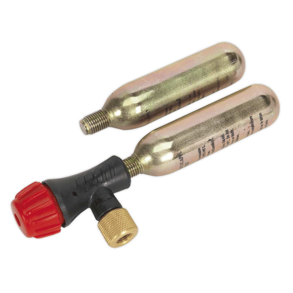Sealey Motorcycle CO2 Emergency Tyre Inflator Kit Model No-MS087
