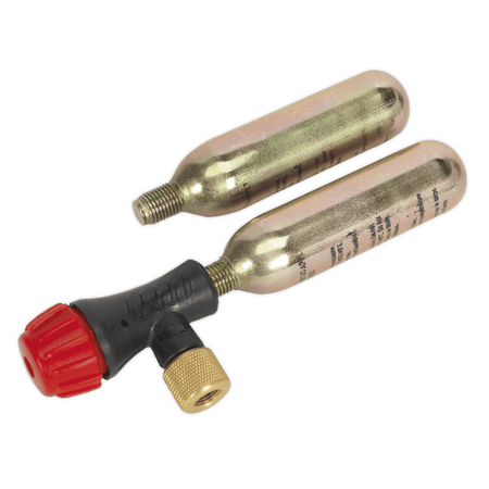 Sealey Motorcycle CO2 Emergency Tyre Inflator Kit Model No-MS087