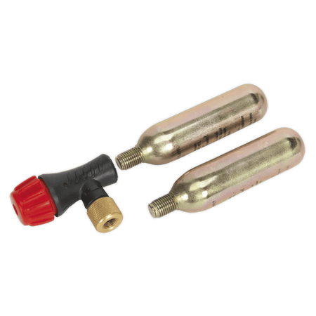 Sealey Motorcycle CO2 Emergency Tyre Inflator Kit Model No-MS087