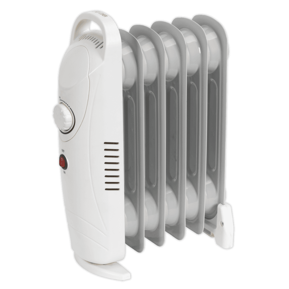 Sealey Oil-Filled Radiator Mini 800W/230V 6 Element Model No-RD800