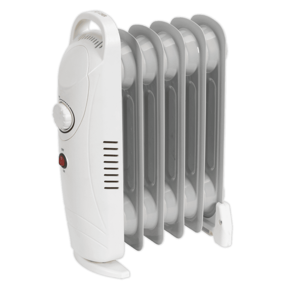 Sealey Oil-Filled Radiator Mini 800W/230V 6 Element Model No-RD800