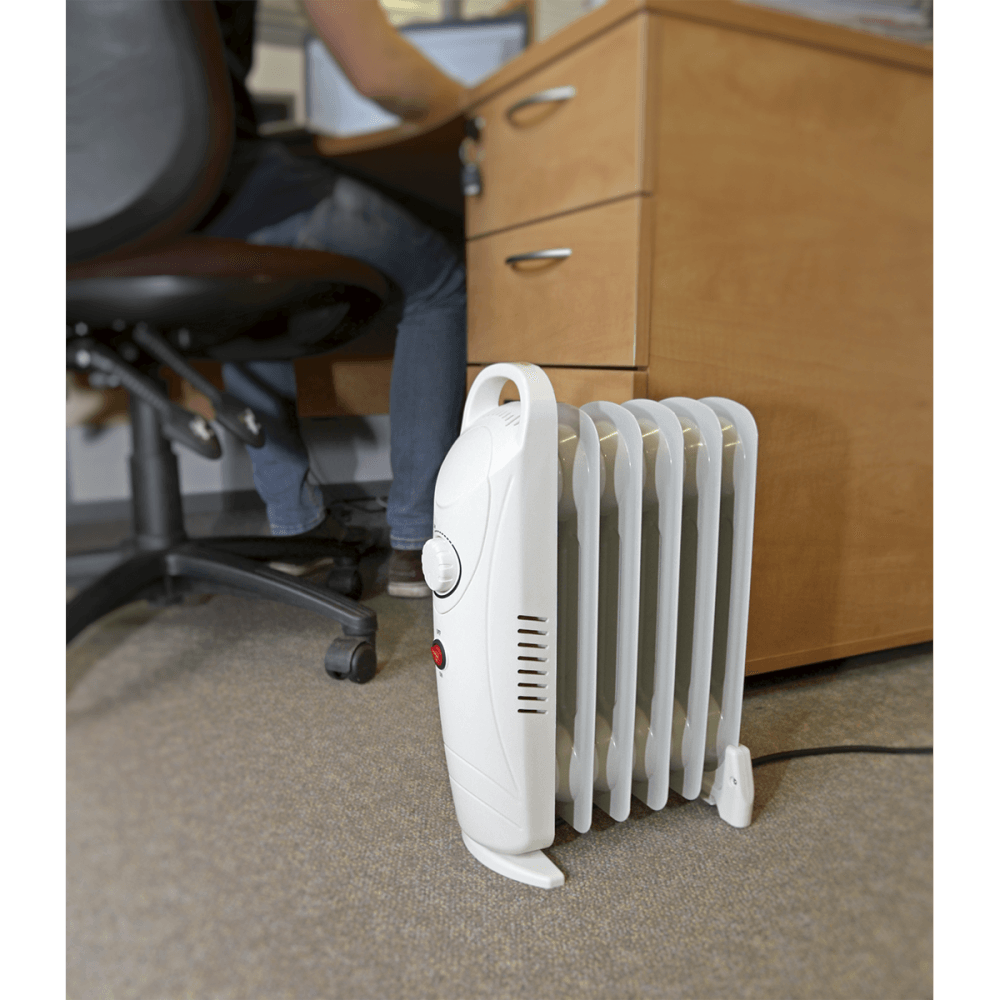 Sealey Oil-Filled Radiator Mini 800W/230V 6 Element Model No-RD800