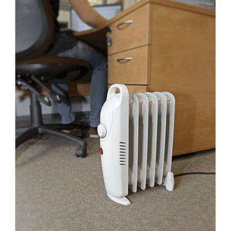 Sealey Oil-Filled Radiator Mini 800W/230V 6 Element Model No-RD800