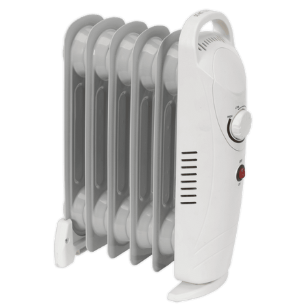 Sealey Oil-Filled Radiator Mini 800W/230V 6 Element Model No-RD800
