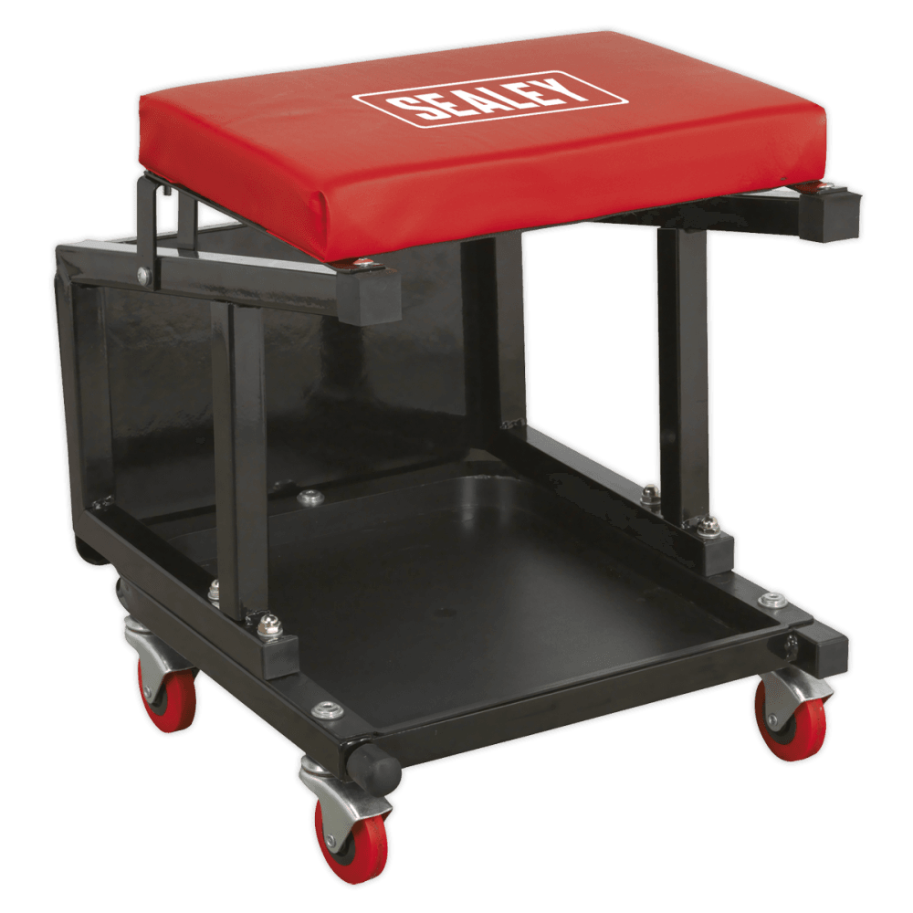 Sealey Mechanic's Utility Seat & Step Stool Model No- SCR16