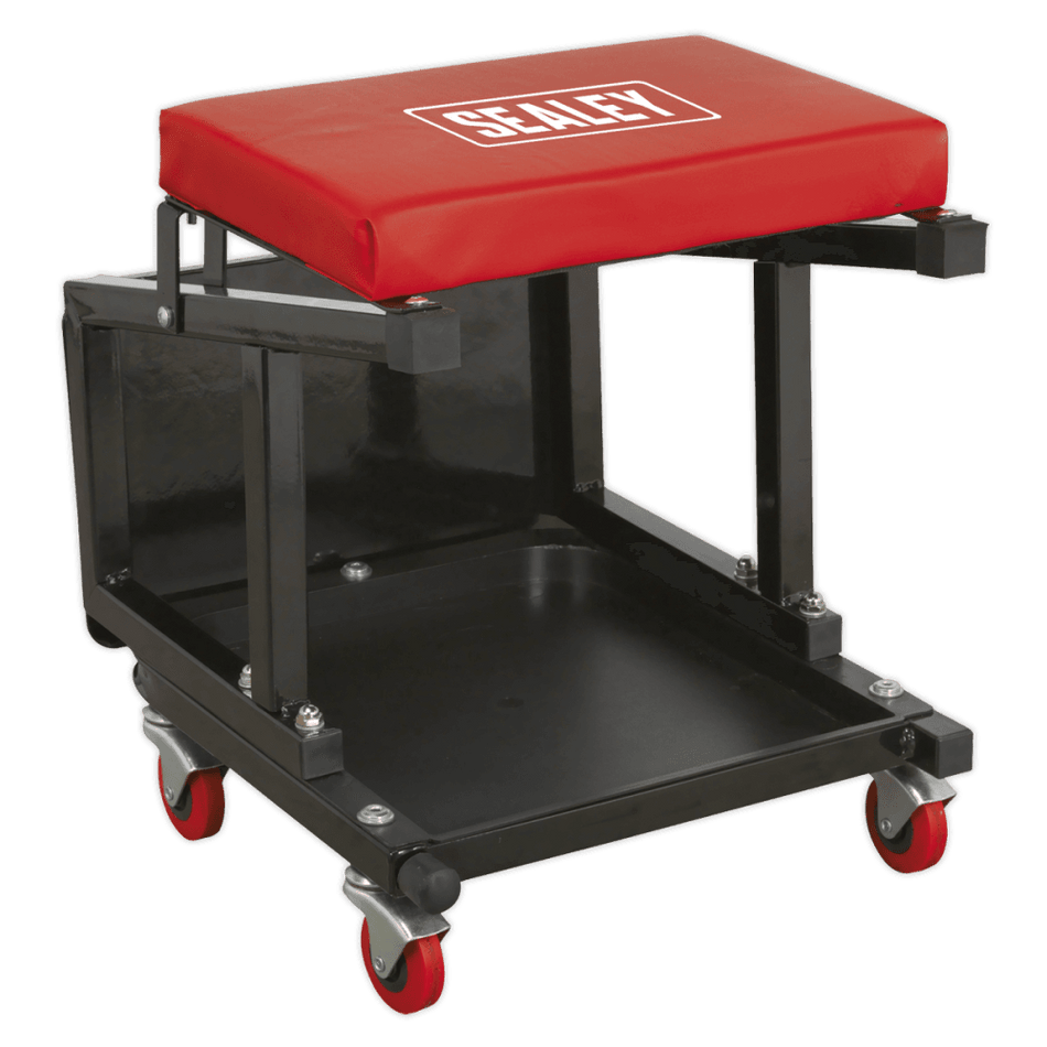 Sealey Mechanic's Utility Seat & Step Stool Model No- SCR16